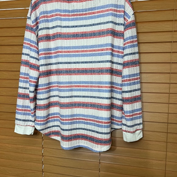 Skye’s The Limit 2 piece blouse Size PXL red, blue and white - Picture 5 of 6